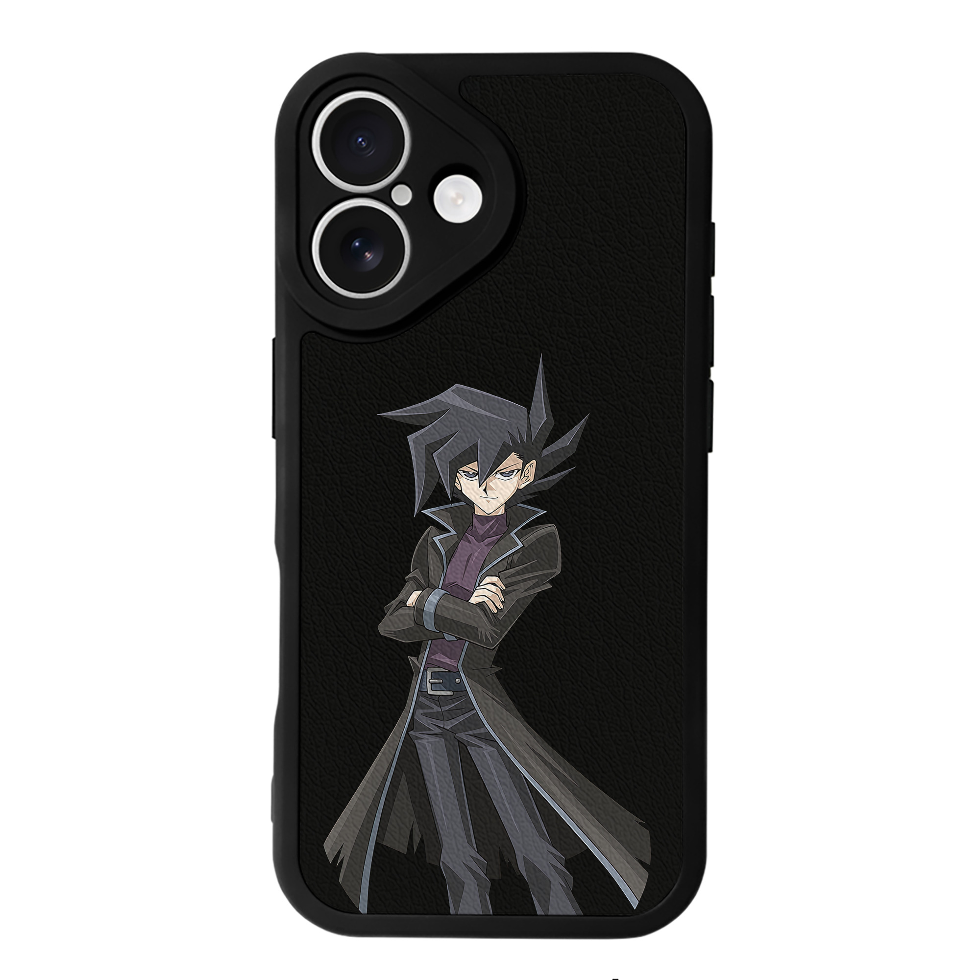 遊☆戯☆王 Yu-Gi-Oh! 【iPhone 16シリーズ対応】シリコンスマホケース（レザー調） 材質：シリコン